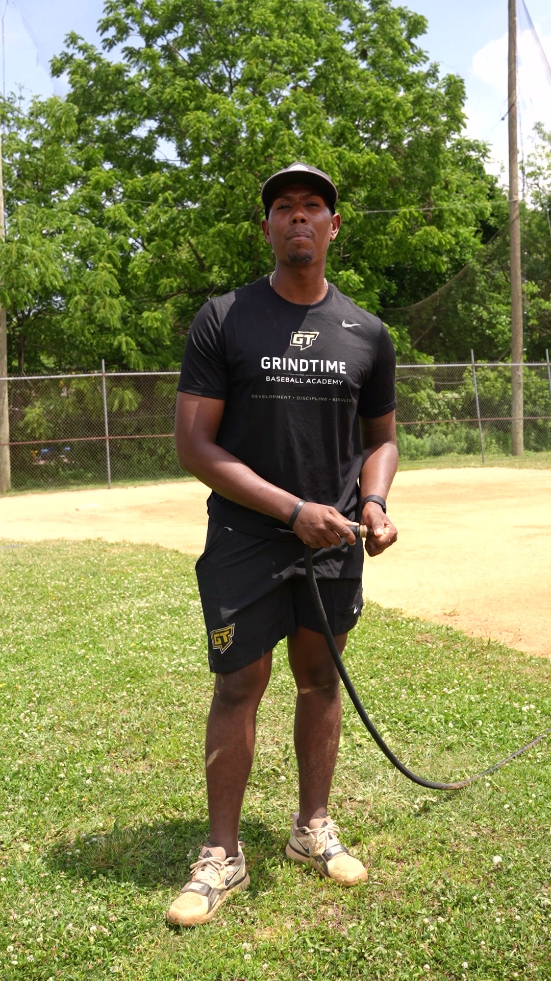 Juan Torres, owner and private baseball coach at GrindTime Baseball Academy in Bellerose, NY, Queens